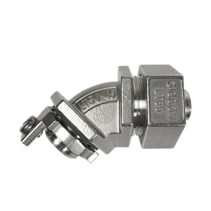 Grounding 45° Liquidtight Connector